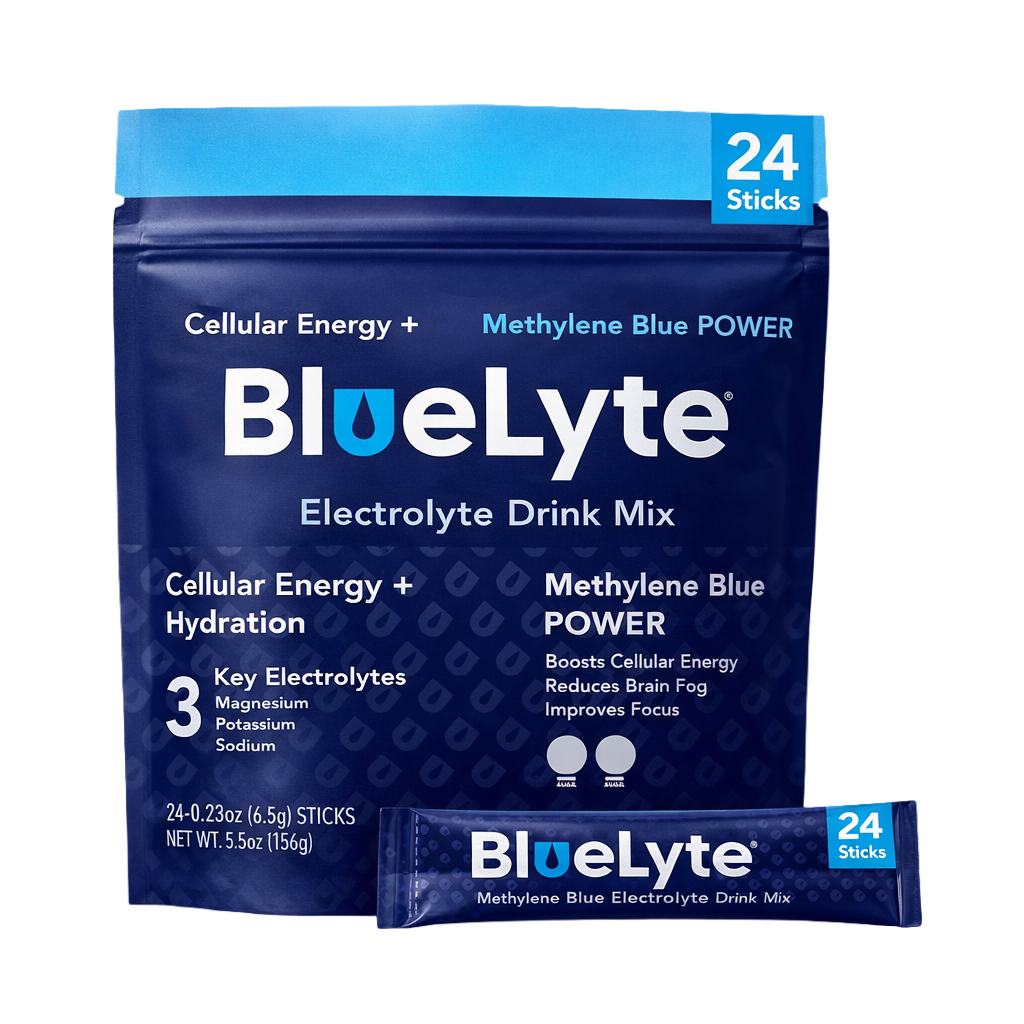 BlueLyte™ Methylene Blue Electrolyte Drink Mix
